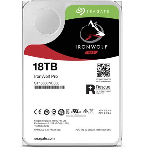 seagate ironwolf pro 18tb.